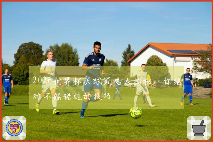 2026世界杯买球策略大揭秘，你绝对不能错过的技巧