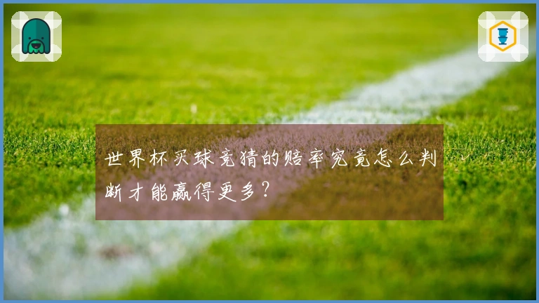 世界杯买球竞猜的赔率究竟怎么判断才能赢得更多？