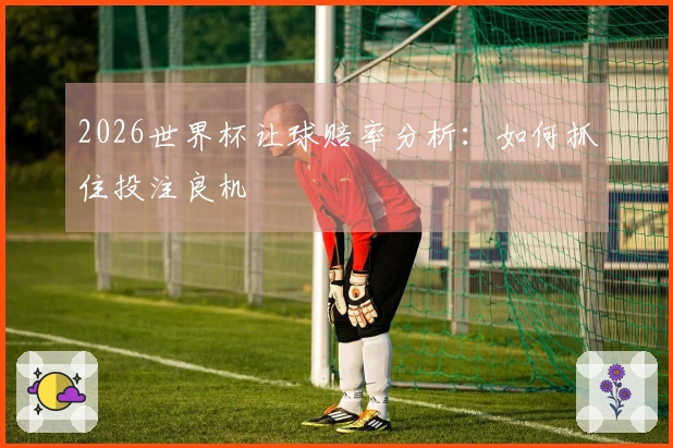 2026世界杯让球赔率分析：如何抓住投注良机